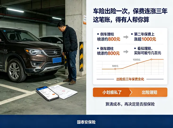 车险出险一次，保费连涨三年，这笔账得有人帮你算(图1)